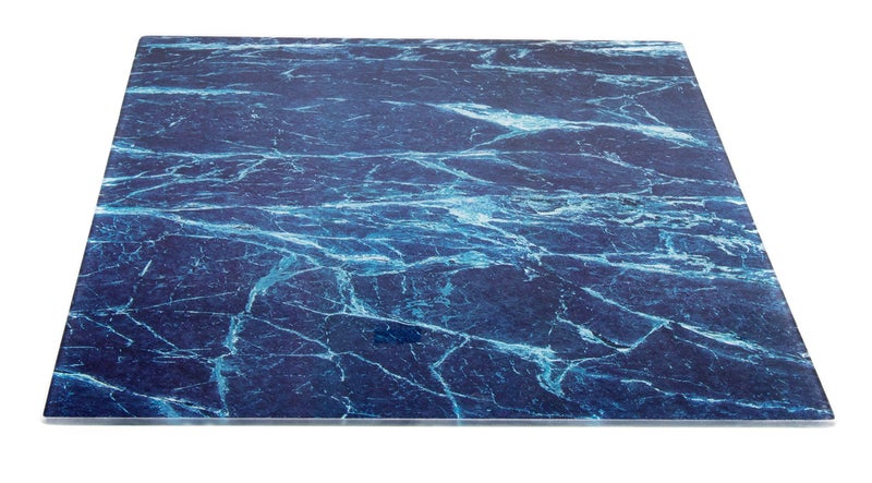 Clever Chef Glass Cutting Board by Clever Chef | Non Slip Cutting Board is Shatter-Resistant, Durable, Stain Resistant, Dishwasher Safe | 12" x 15.75", Marble - Image 1